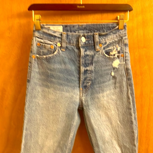 Gap denim cheeky straight leg high rise jeans - Picture 2 of 13